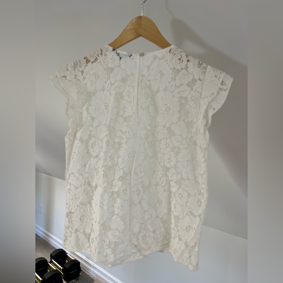 S White Lace RW&CO Top - Picture 2 of 3
